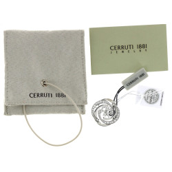 CERRUTI 1881 - Broche circulaire en méta