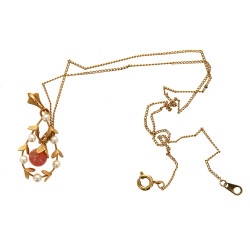 Pendentif en or jaune 18 cts, poinçon tê