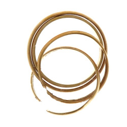 Lot de 4 alliances en or jaune 18 cts (2