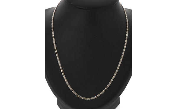 Chaîne en argent, maille fantaisie, L 53