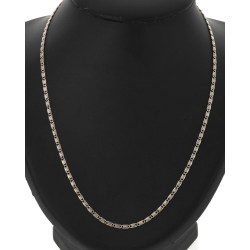 Chaîne en argent, maille fantaisie, L 53