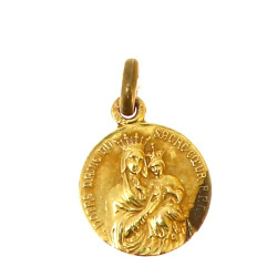 Médaille en or jaune 18 cts, poinçon têt