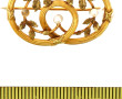 Petite broche ancienne en or jaune 18 ct
