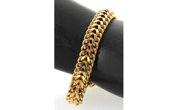Bracelet ligne en plaqué or, bel état