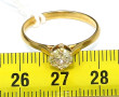 Bague solitaire diamant taille ancienne 
