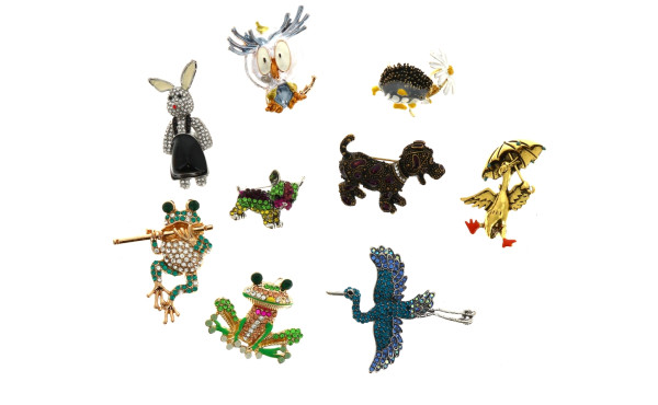 BROCHES FANTAISIE sur le thème ANIMALIER