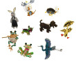 BROCHES FANTAISIE sur le thème ANIMALIER