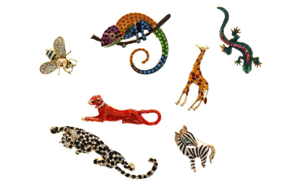 BROCHES FANTAISIE sur le thème ANIMALIER