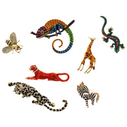 BROCHES FANTAISIE sur le thème ANIMALIER