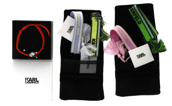 KARL LAGERFELD - Lot de 5 bracelets en c