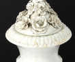 Pied de lampe en faïence fine et barboti