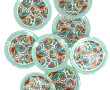 ST AMAND - 8 assiettes à gâteaux en faïe