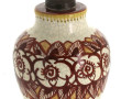 LACHENAL - Pied de lampe en faïence craq