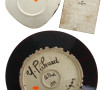 Y.PICHARD à St Paul - Plat rond en faïen