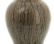 Vase en grès brun et vert, sans marque, 