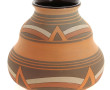 Vase en grès à décor géométrique en 3 to