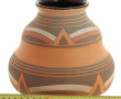 Vase en grès à décor géométrique en 3 to