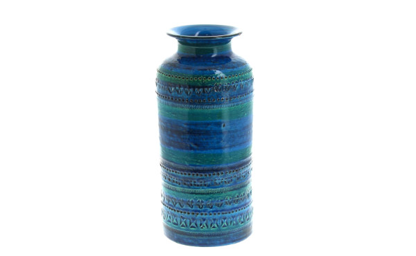 Vase rouleau en céramique années 60, déc