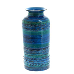 Vase rouleau en céramique années 60, déc