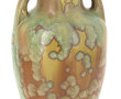 Vase à deux anses en céramique irisée, d