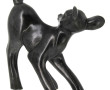 BAMBI - Grand sujet en céramique émaillé