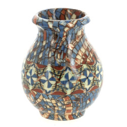 GERBINO - Petit vase en céramique mêlée,
