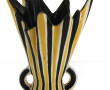 Vase en céramique à deux anses, col mouv