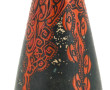 Vase ART DECO en céramique peinte de mot