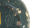 Vase ART DECO en céramique peinte de mot
