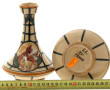 L.L. France - Paire de vases en faïence 