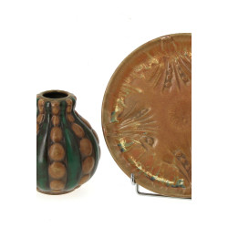 Louis LORIOUX - Petit vase boule en grès