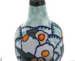 Petit vase ART DECO en grès à décor flor