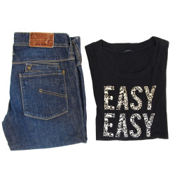 IKKS - Lot de 2 articles femme : 1 jean 