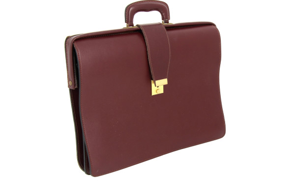 Gérard HENON Paris - Sacoche en cuir bor