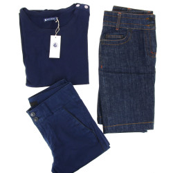 Lot de 4 articles femme : 1 pantalon chi