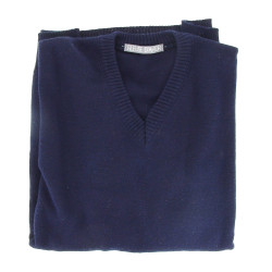 FILEUSE D’ARVOR - Pull col V, 50% laine 