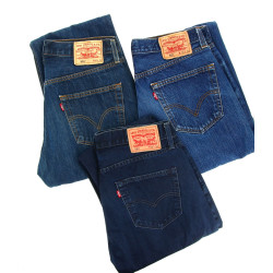 LEVI’S - 3 Jeans modèle 501, taille : 2 