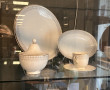 Service de table en porcelaine blanche, 