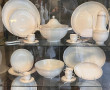 Service de table en porcelaine blanche, 