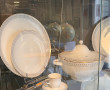 Service de table en porcelaine blanche, 