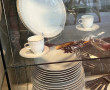 Service de table en porcelaine blanche, 