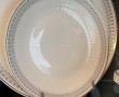 Service de table en porcelaine blanche, 