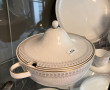 Service de table en porcelaine blanche, 
