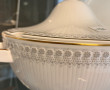 Service de table en porcelaine blanche, 