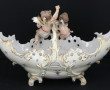Petite jardinière fin XIXème en porcelai