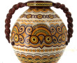 HENRIOT QUIMPER - Vase à deux anses tors