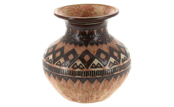 HB QUIMPER Odetta - Vase pansu en grès à