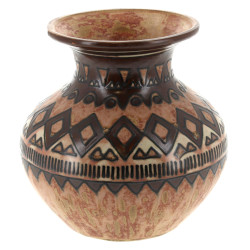 HB QUIMPER Odetta - Vase pansu en grès à