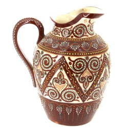 HB Quimper - Pichet à anse en faïence dé