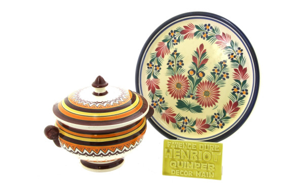 HENRIOT Quimper - Plaque publicitaire en